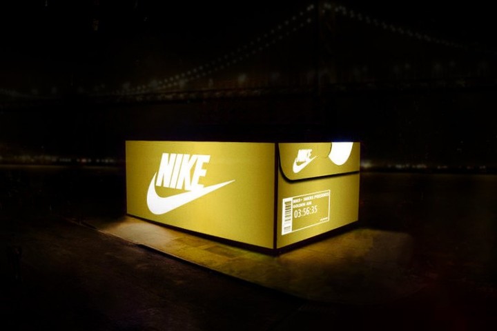 金光闪闪 nike 在旧金山打造 snkrs box 期间限定店铺